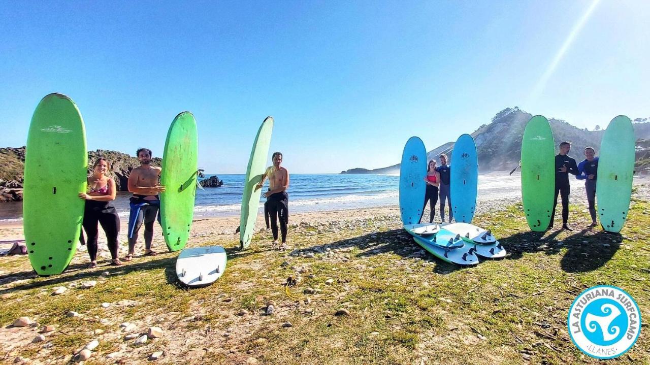 Llanes Surfcamp & Hostel Bagian luar foto