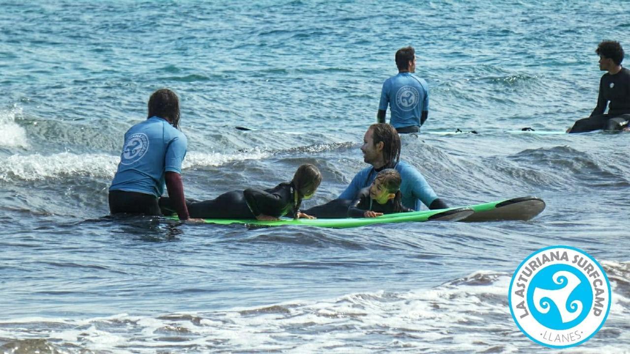 Llanes Surfcamp & Hostel Bagian luar foto