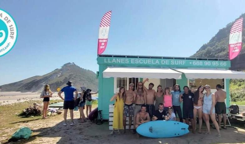 Llanes Surfcamp & Hostel Bagian luar foto