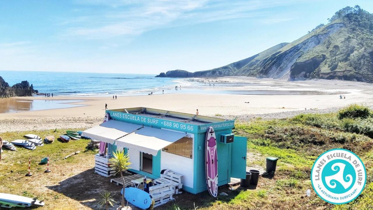 Llanes Surfcamp & Hostel Bagian luar foto